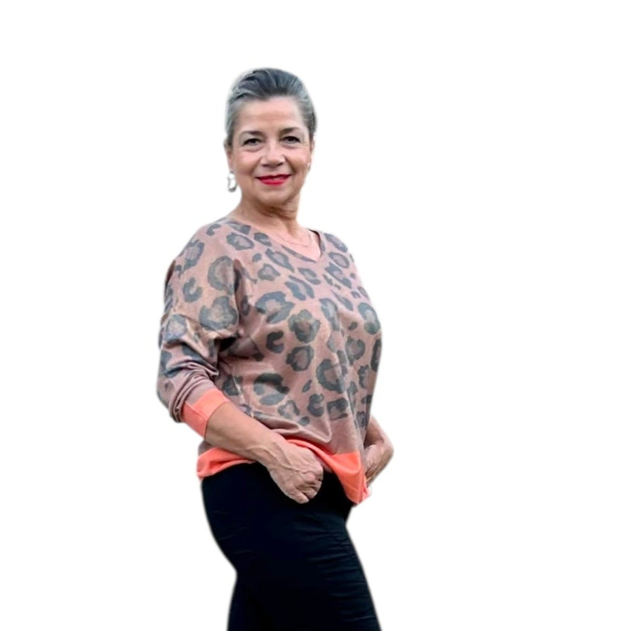 The Animal Instinct Fine Knit Top