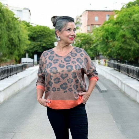 The Animal Instinct Fine Knit Top