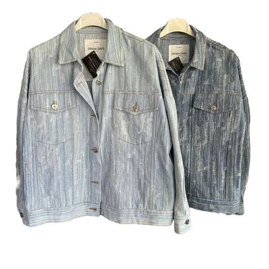Textured Denim Jacket