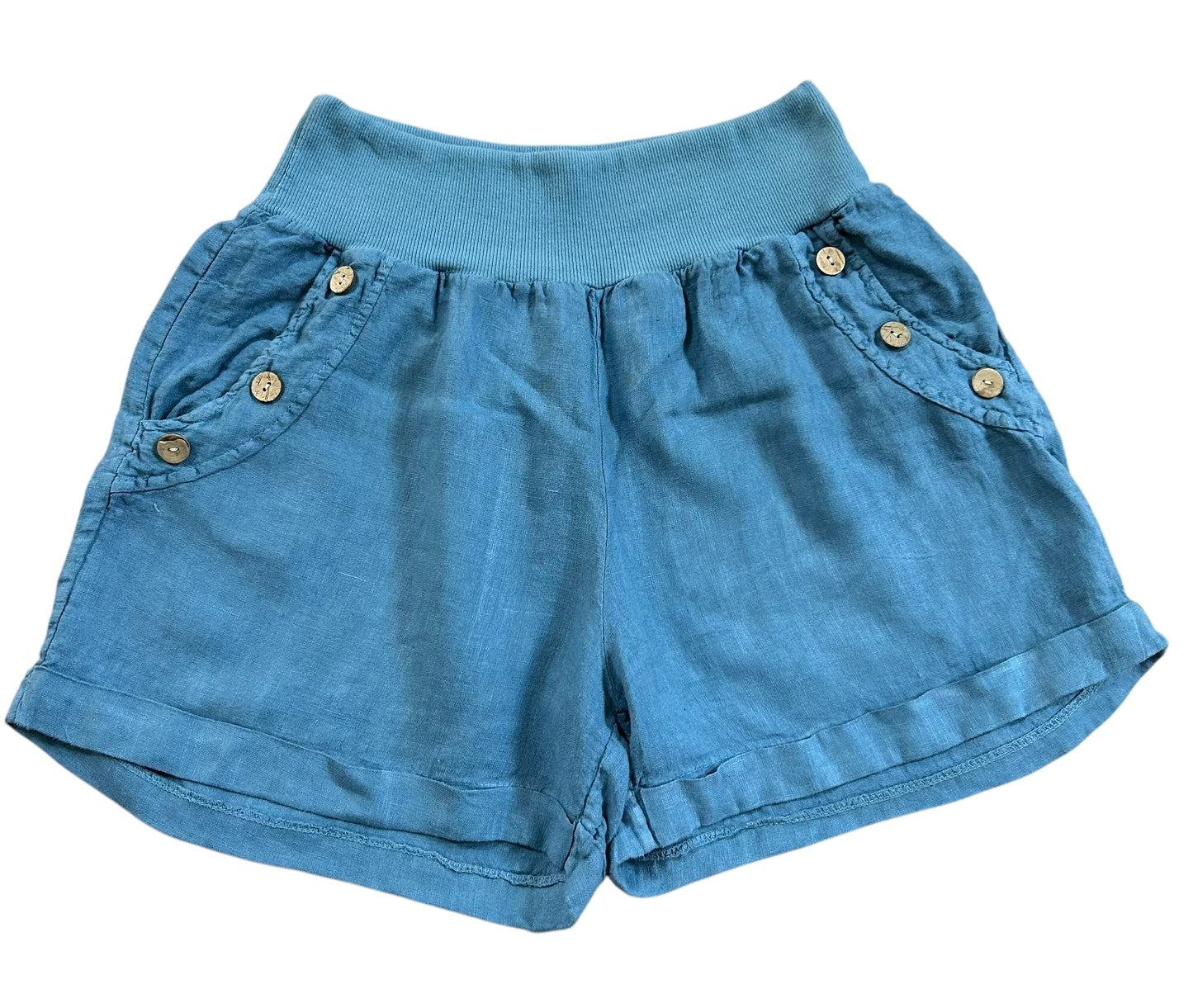Amalfi linen shorts