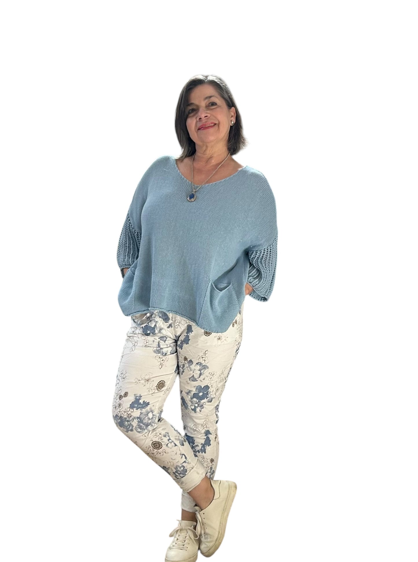 The Isla Cotton Sweater Top