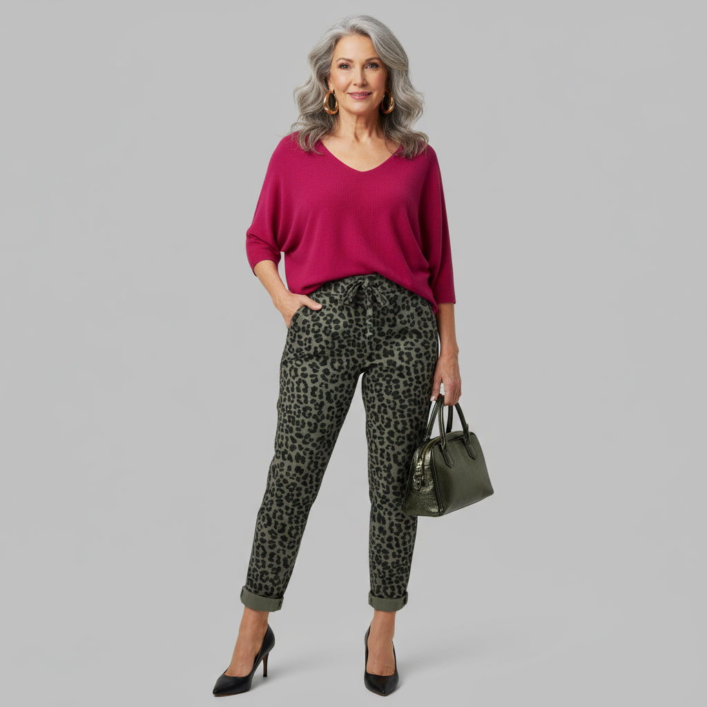 Essential 3/4 bat sleeve sweater