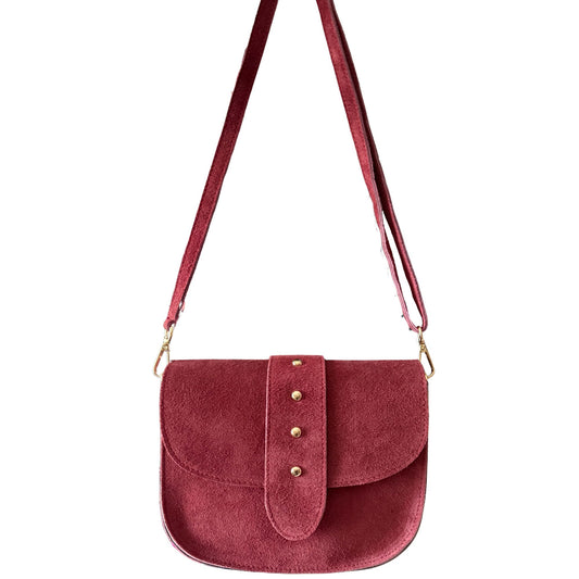 The Mulberry Suede Crossbody