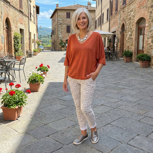 Essential 3/4 bat sleeve sweater