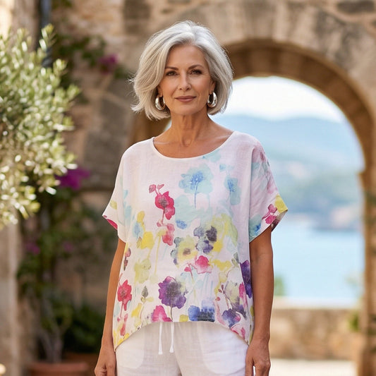 Flora Linen Top *BEST SELLER*