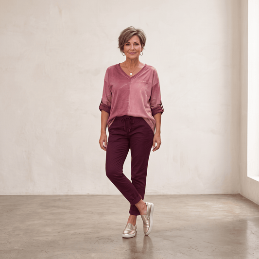 Italian Magic Pants - Solid Colors Women's Italian Stretch Pants Solid Color Drawstring One Size 4-12