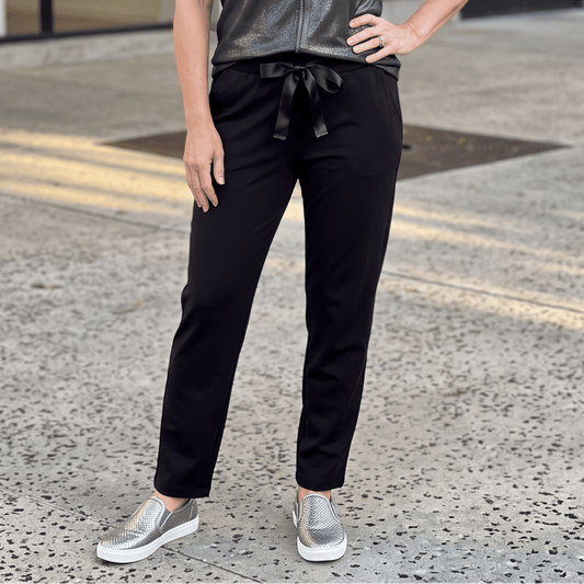 Modal Scuba Jogger with Side Satin Detail Modal Scuba Jogger with Side Satin Detail