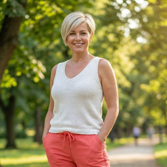Soft V-Neck Sleeveless Top