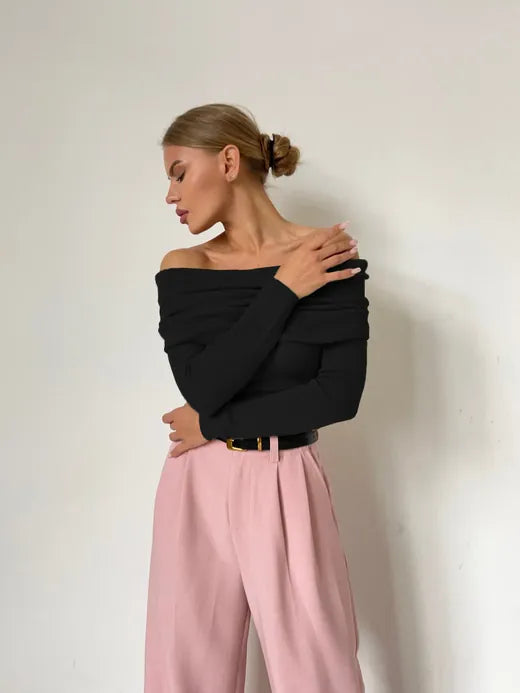 Off The Shoulder Knit Top Off The Shoulder Knit Top