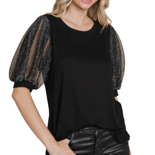Chic Balloon Sleeve Top