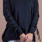 Lacci lace up sweater