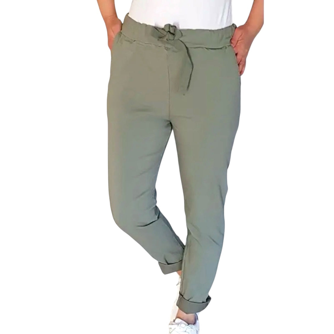 Plain Italian Magic Pants
