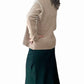 Jenna sweater with blanket stitch detail