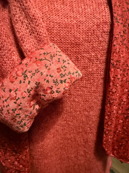 Cranberry Crush 2 Layer Top + Scarf