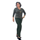 Forest green fine corduroy Italian Magic pants