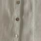 Antonia white linen waistcoat style top