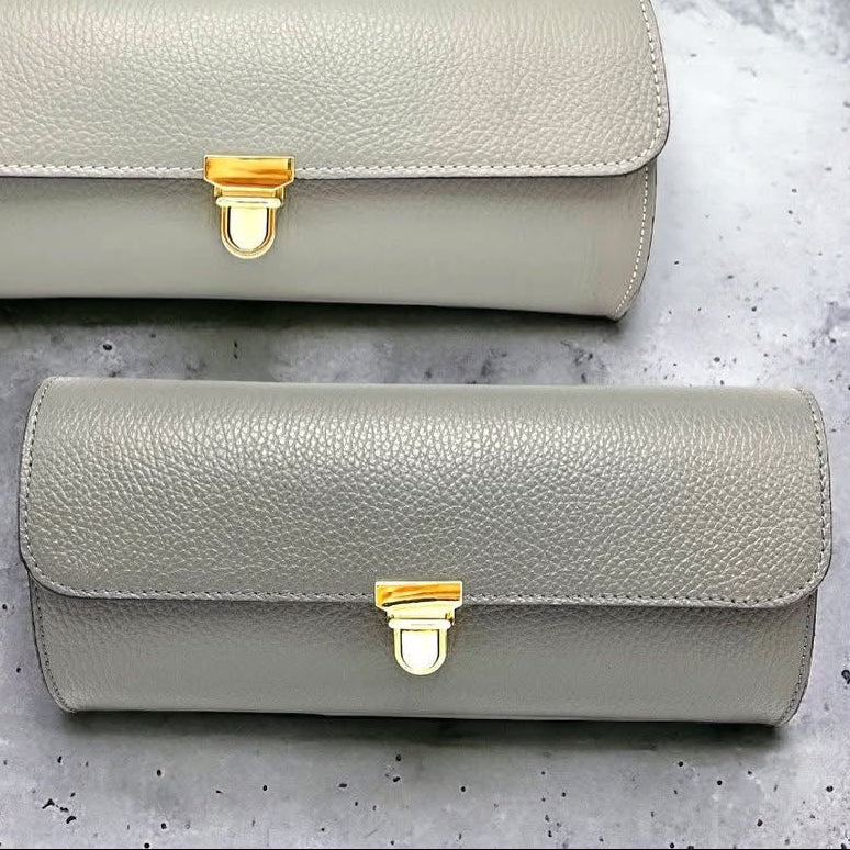 Genuine Leather Baguette  Bag