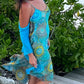 Mandalay print silk dress