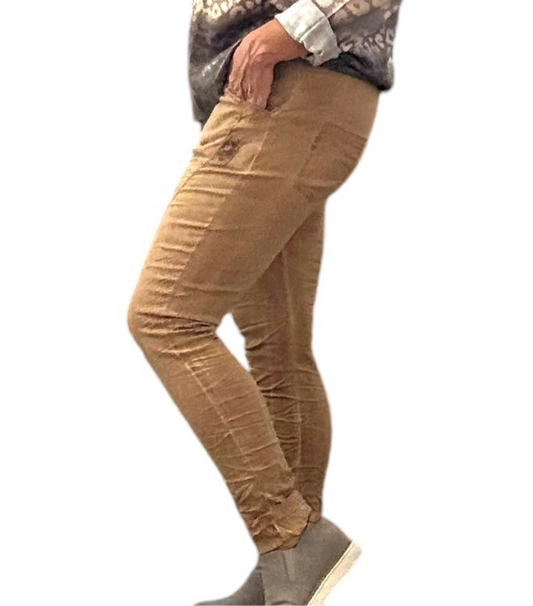 Mineral washed warm honey Italian Magic Pants