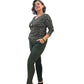 Forest green fine corduroy Italian Magic pants