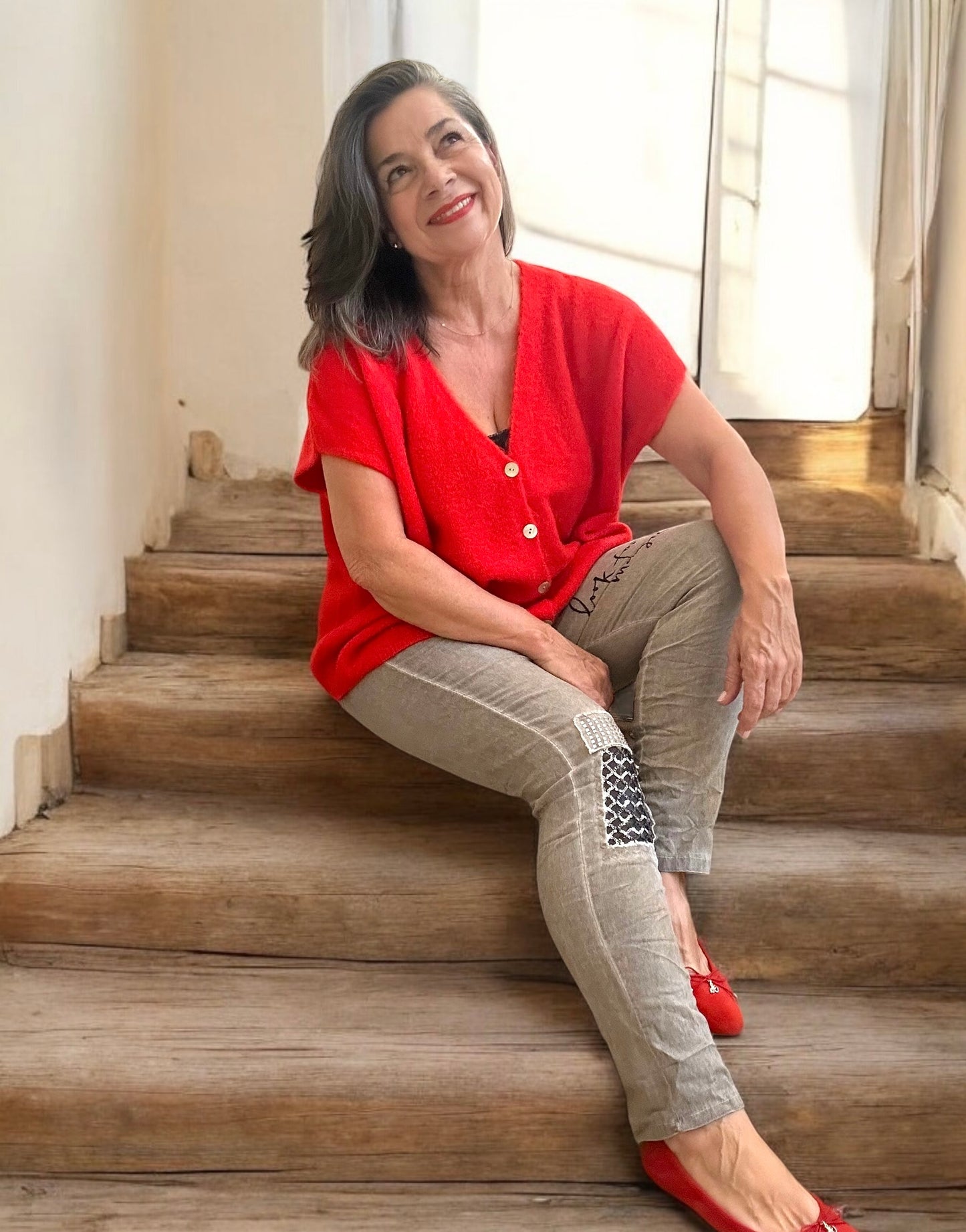 Taupe Italian magic pants