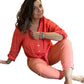 Light coral breeze Italian pants