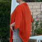 Classic cashmere blend poncho