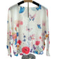 Spring blooms & butterflies lightweight knit top