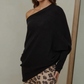 The Iconic Asymmetrical Sweater