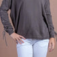 Lacci lace up sweater