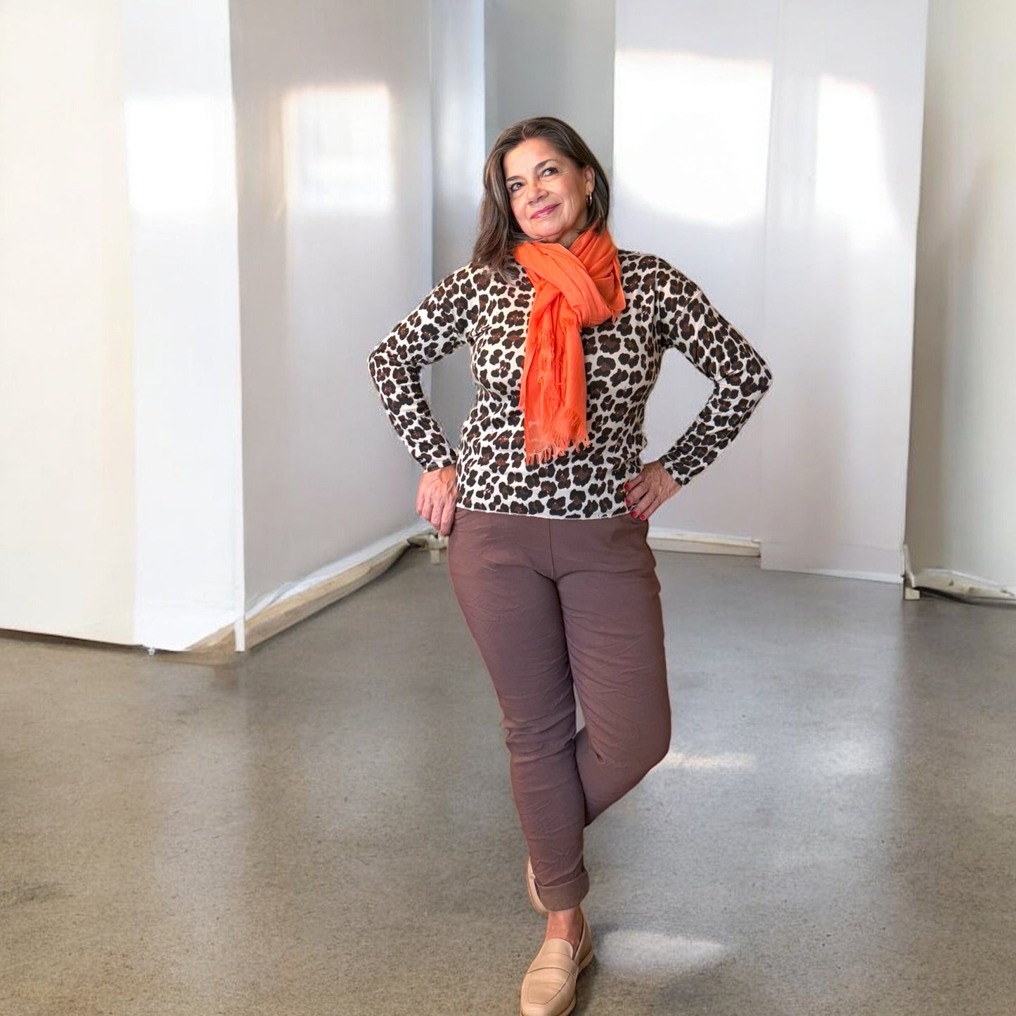 Fringed Cotton Scarf