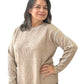 Jenna sweater with blanket stitch detail