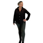 Sparkle breeze button down shirt - black