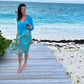 Mandalay print silk dress