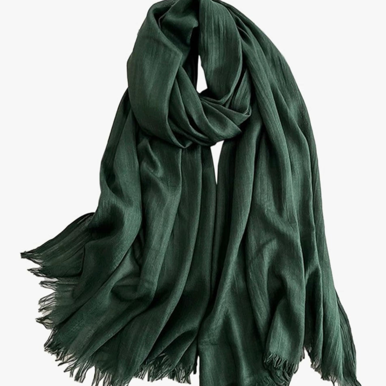 Fringed Cotton Scarf