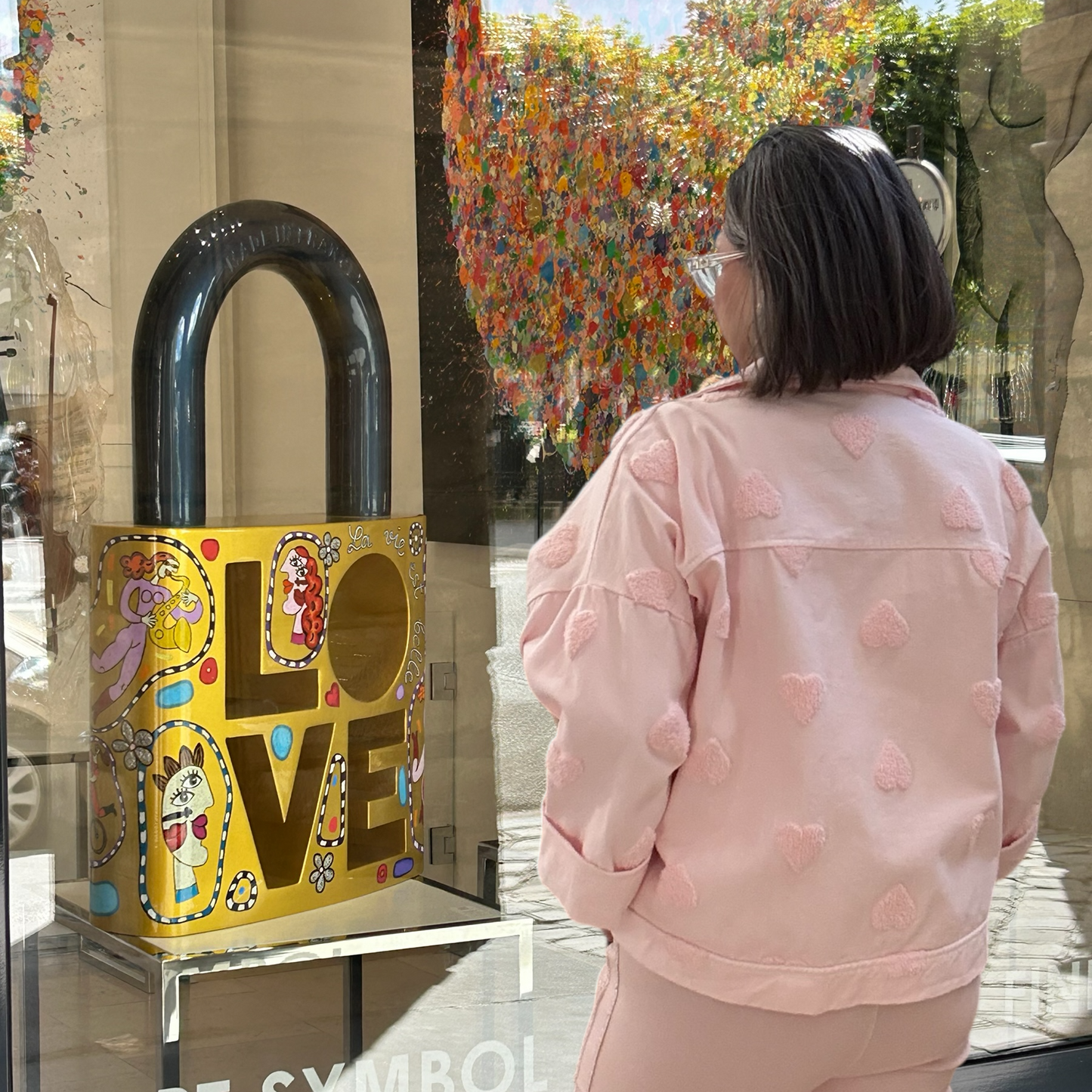 Amour Pink Denim Jacket