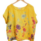 Yellow Flora Linen Top *BEST SELLER*