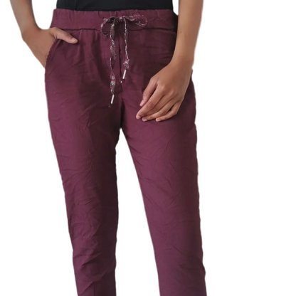 Plain Italian Magic Pants