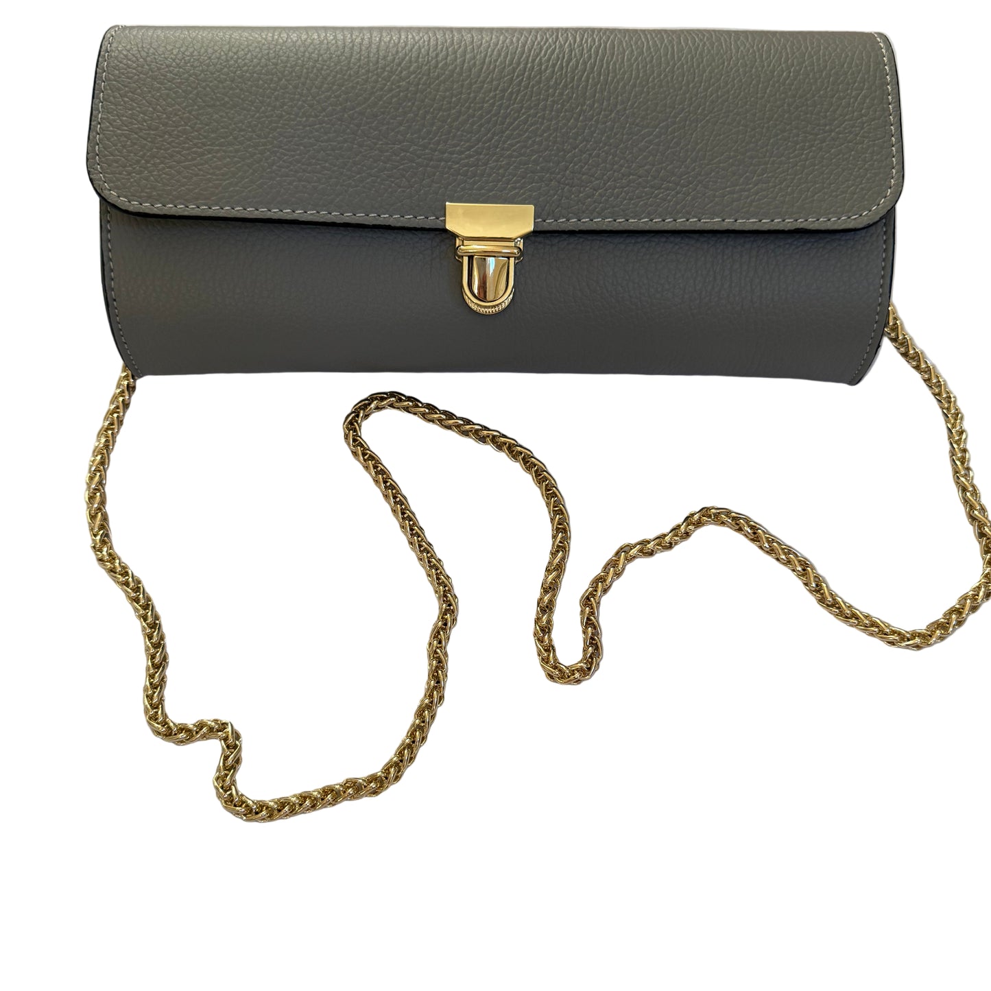 Genuine Leather Baguette  Bag