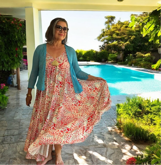 Animal Print Maxi Dress