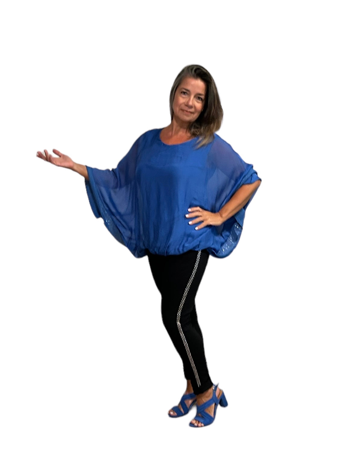 Angela silk blouse