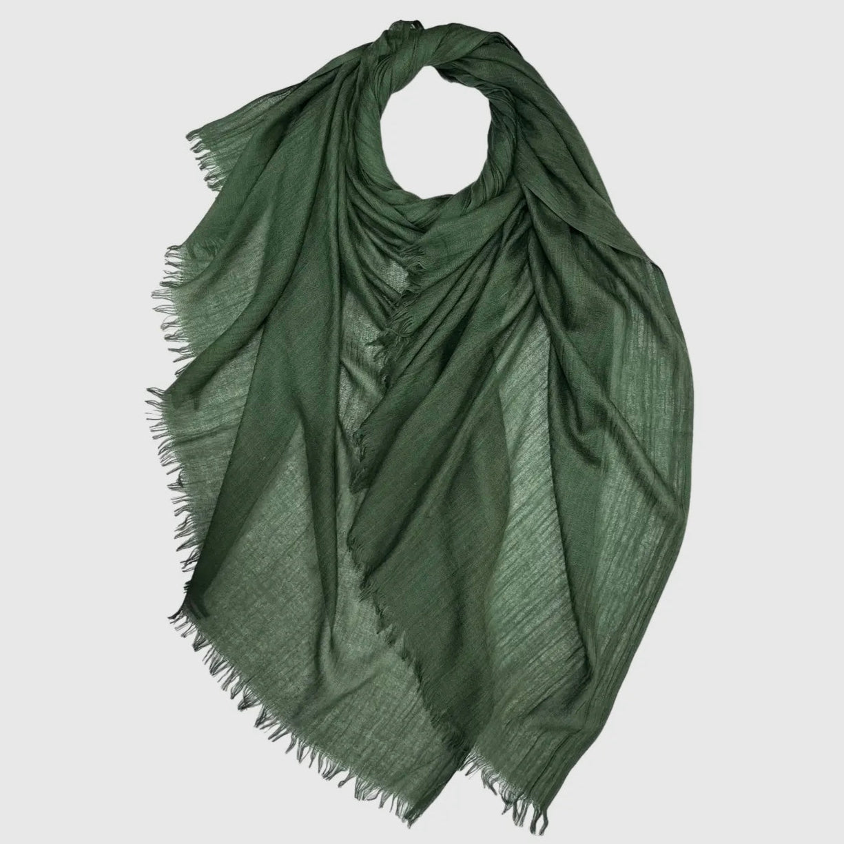Fringed Cotton Scarf
