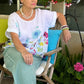 Flora linen top