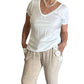 Blooming linen pants