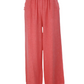 Coral linen pants