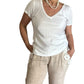 Blooming linen pants