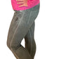 Olive green mineral washed Italian magic pants