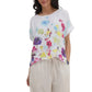 Flora linen top