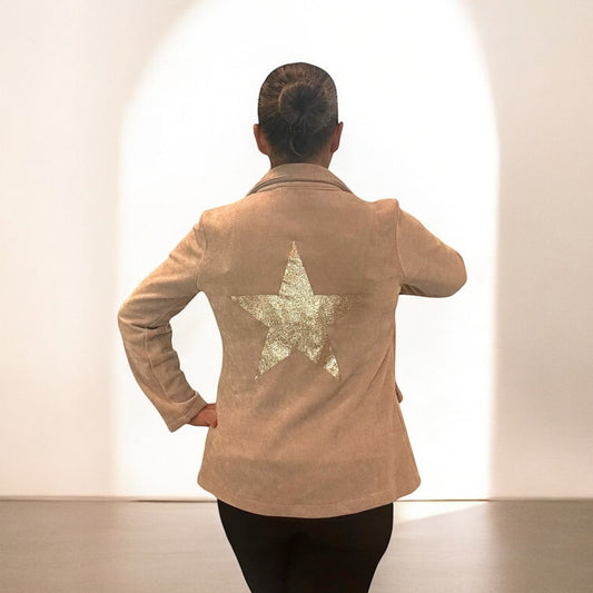 Beige Star Authority Jacket