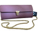 Genuine leather pink Giada bag with a chain strap